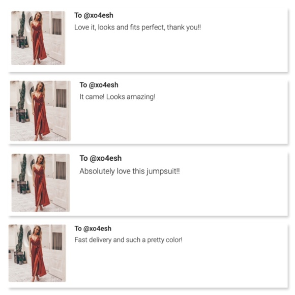 Wide Leg High Slit Surplice Belted Jumpsuit - Picture 7 of 8